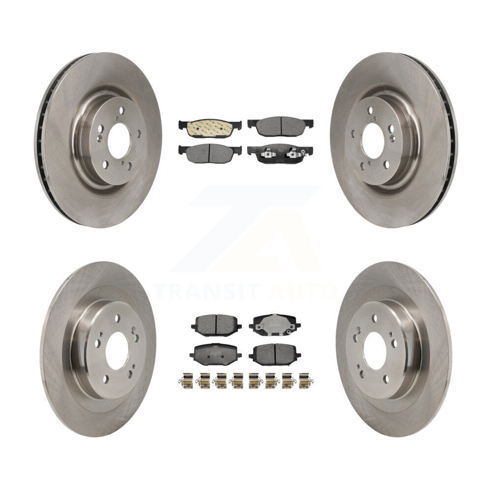 Kit de rotors de frein à disque avant et arrière et plaquettes en céramique pour Acura MDX 3,5 L 2022 – 2023