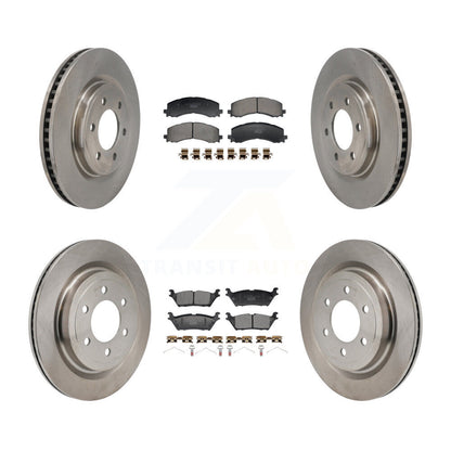 Kit de rotors de frein à disque avant et arrière et plaquettes en céramique pour Ford F-150 Lightning