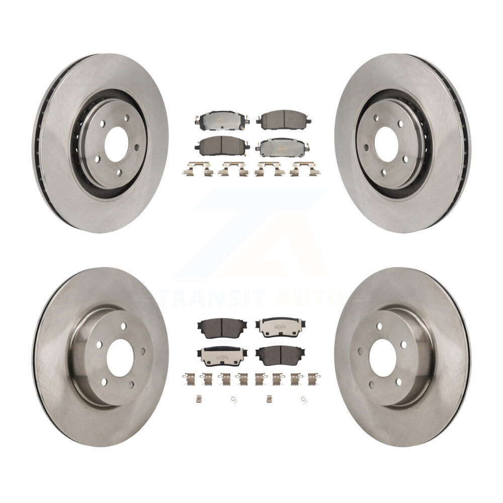 Kit de plaquettes de frein en céramique, Rotors avant et arrière, pour Mitsubishi Outlander Nissan INFINIT