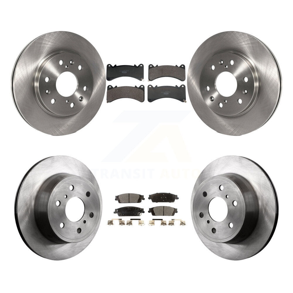 Kit de rotor de frein avant et arrière et plaquettes en céramique, pour GMC Sierra 1500 Chevrolet Silverad
