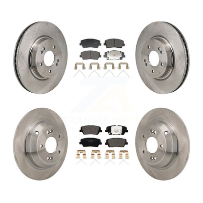 Kit de rotors de frein à disque avant et arrière et plaquettes en céramique pour Genesis G70 Kia Stinger
