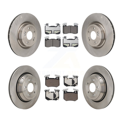 Kit de rotors de frein à disque avant et arrière et plaquettes en céramique pour Genesis G70 3,3 l 2022