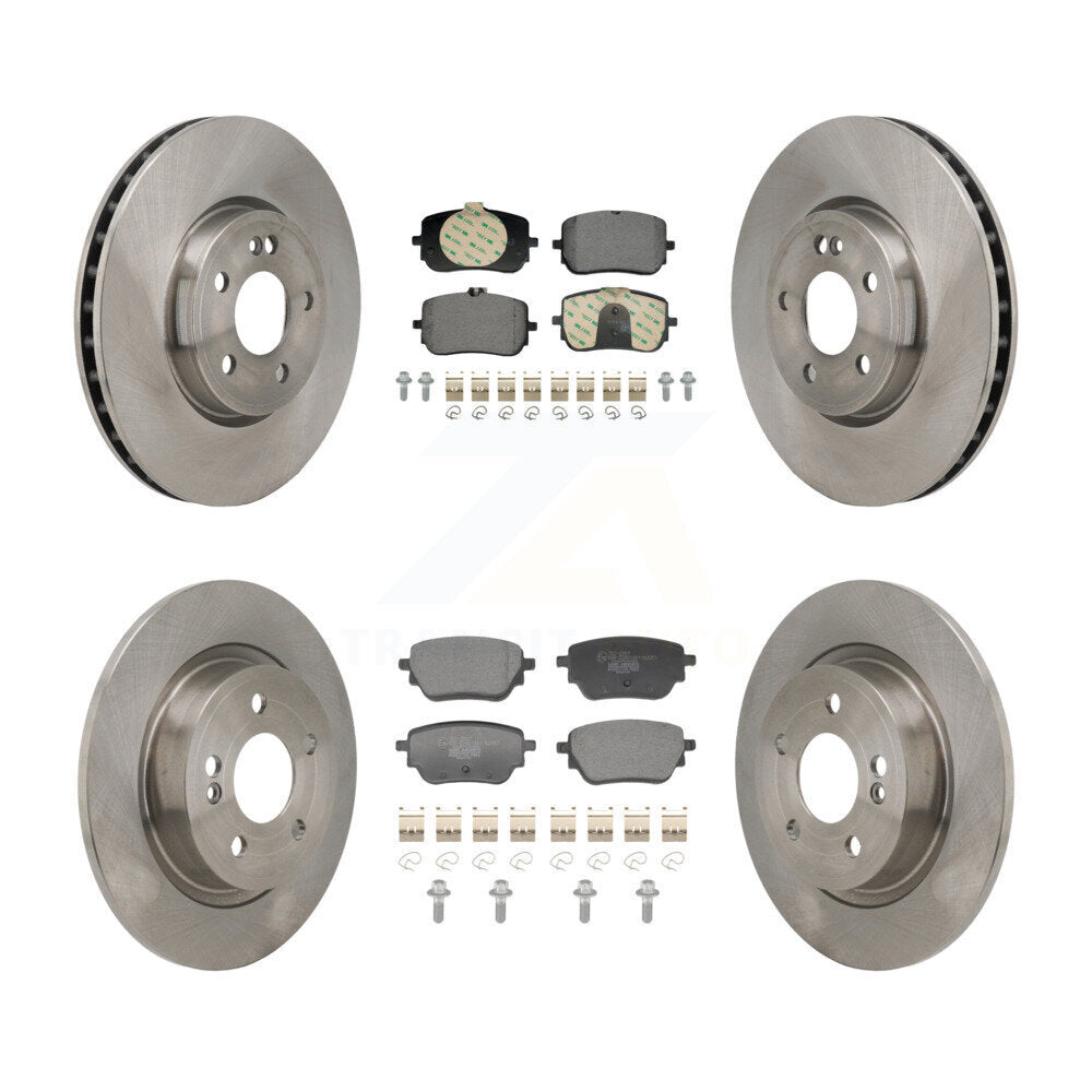 Kit de rotors de frein à disque avant et arrière et plaquettes en céramique pour Mercedes-Benz A220 CLA250