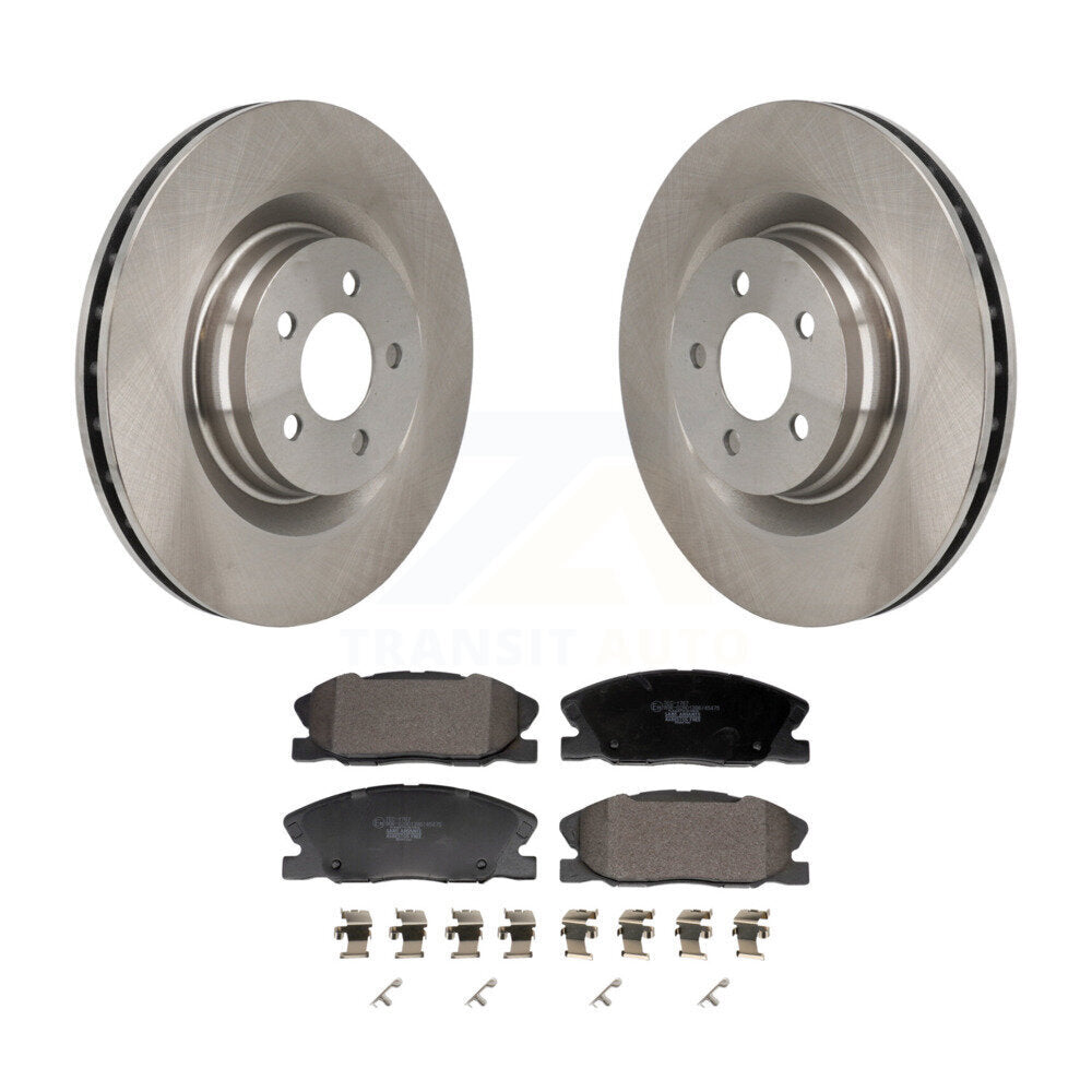 Kit de rotors de frein à disque avant et de plaquettes en céramique pour Dodge Charger K8T-104687