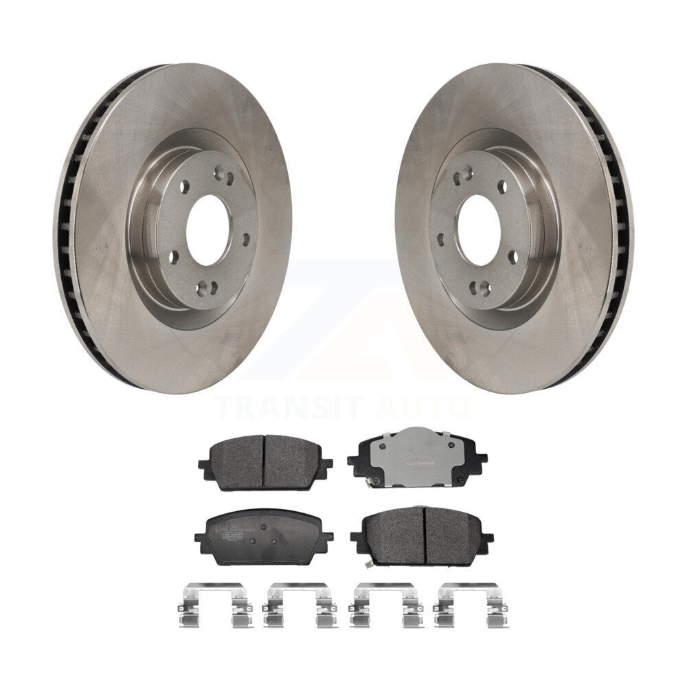 Rotor de frein à disque avant et Kit de plaquettes en céramique, pour Hyundai Santa Fe Kia Sorento Cru