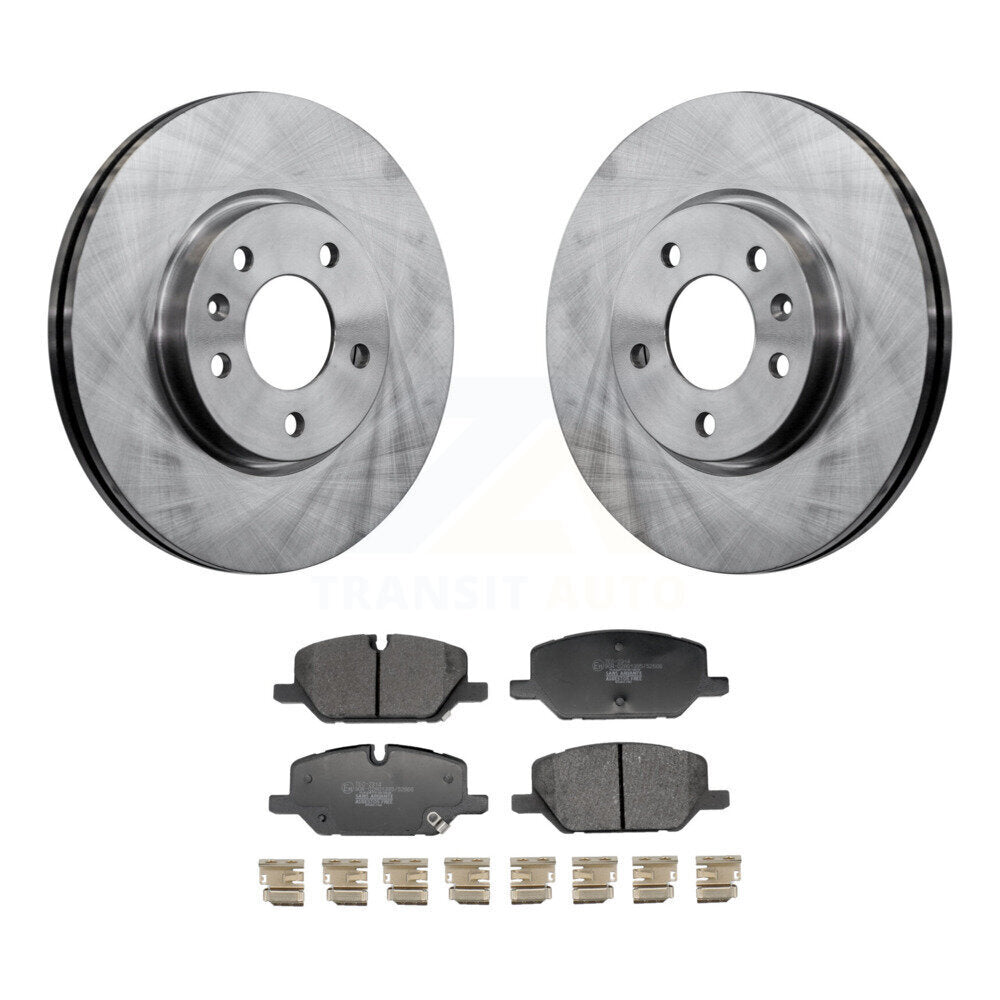 Kit de disques de frein à disque avant et plaquettes en céramique pour GMC Terrain K8T-104696