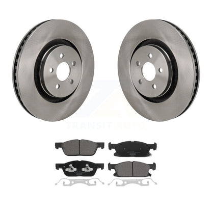 Kit de plaquettes en céramique pour rotors de frein avant, pour Ford Edge 19-24, avec étrier peint en rouge