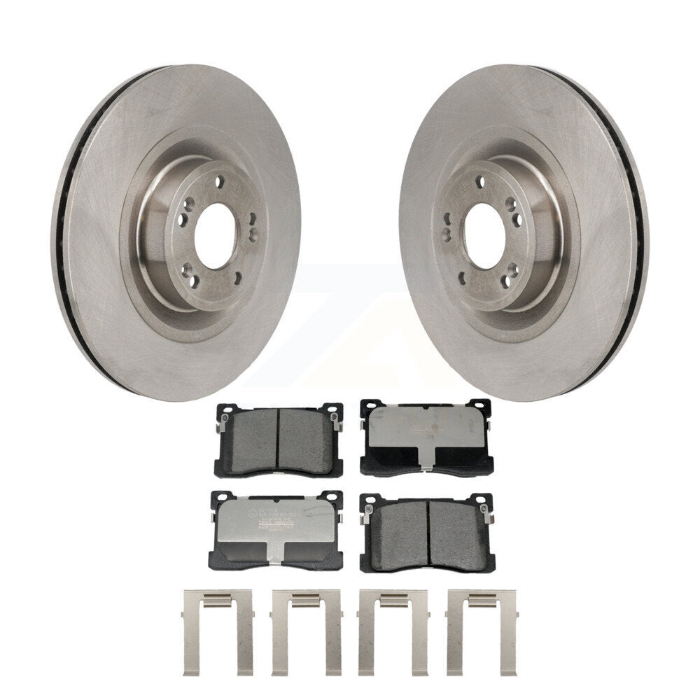 Kit de rotors de frein à disque avant et plaquettes en céramique pour Hyundai Equus Kia K900