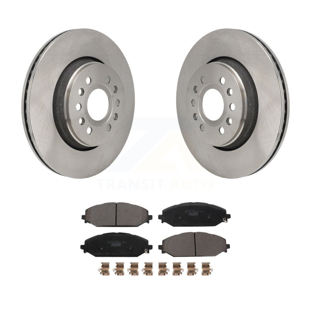 Kit de rotors de frein à disque avant et plaquettes en céramique pour Ram 1500 Jeep Wagoneer Grand L