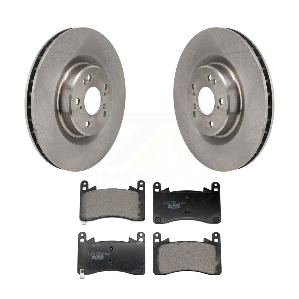 Kit de rotors de frein à disque avant et de plaquettes en céramique pour Acura TLX 3.0L 2021 – 2023