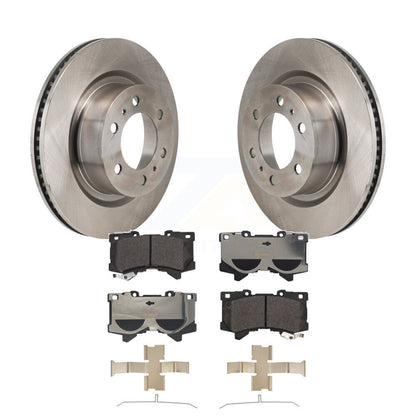 Rotor de frein à disque avant et Kit de plaquettes en céramique pour Toyota Tundra Sequoia Lexus LX60