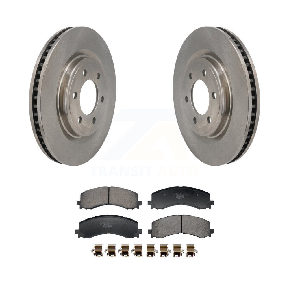 Kit de disques de frein à disque avant et de plaquettes en céramique pour Ford F-150 Lightning 2022 – 2023