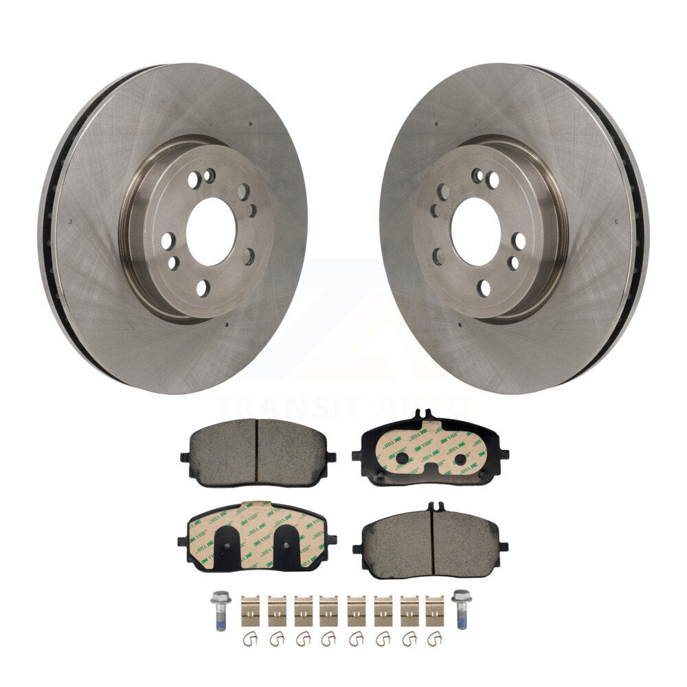 Kit de rotors de frein à disque avant et plaquettes en céramique pour Mercedes-Benz GLE350 K8T-10473