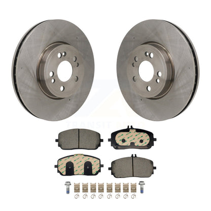 Kit de rotors de frein à disque avant et plaquettes en céramique pour Mercedes-Benz GLE350 K8T-10473