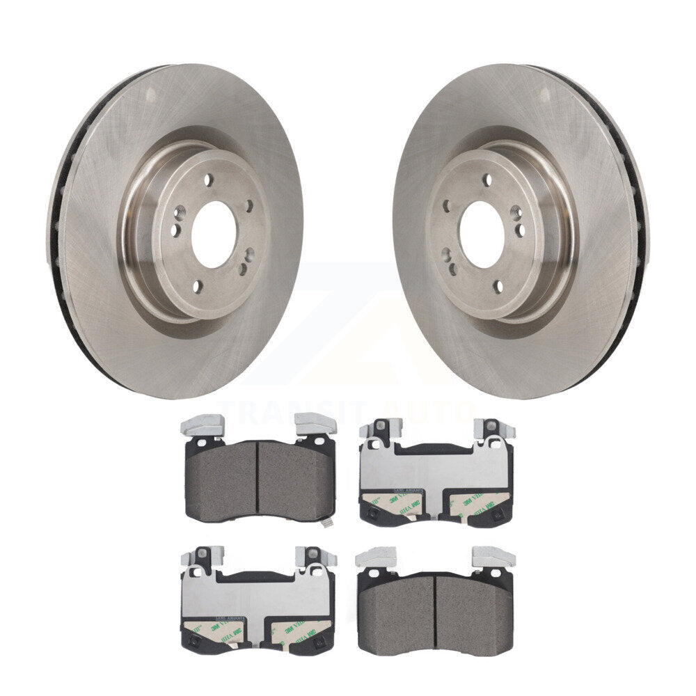 Kit de rotors de frein à disque avant et plaquettes en céramique pour Genesis G70 Kia Stinger