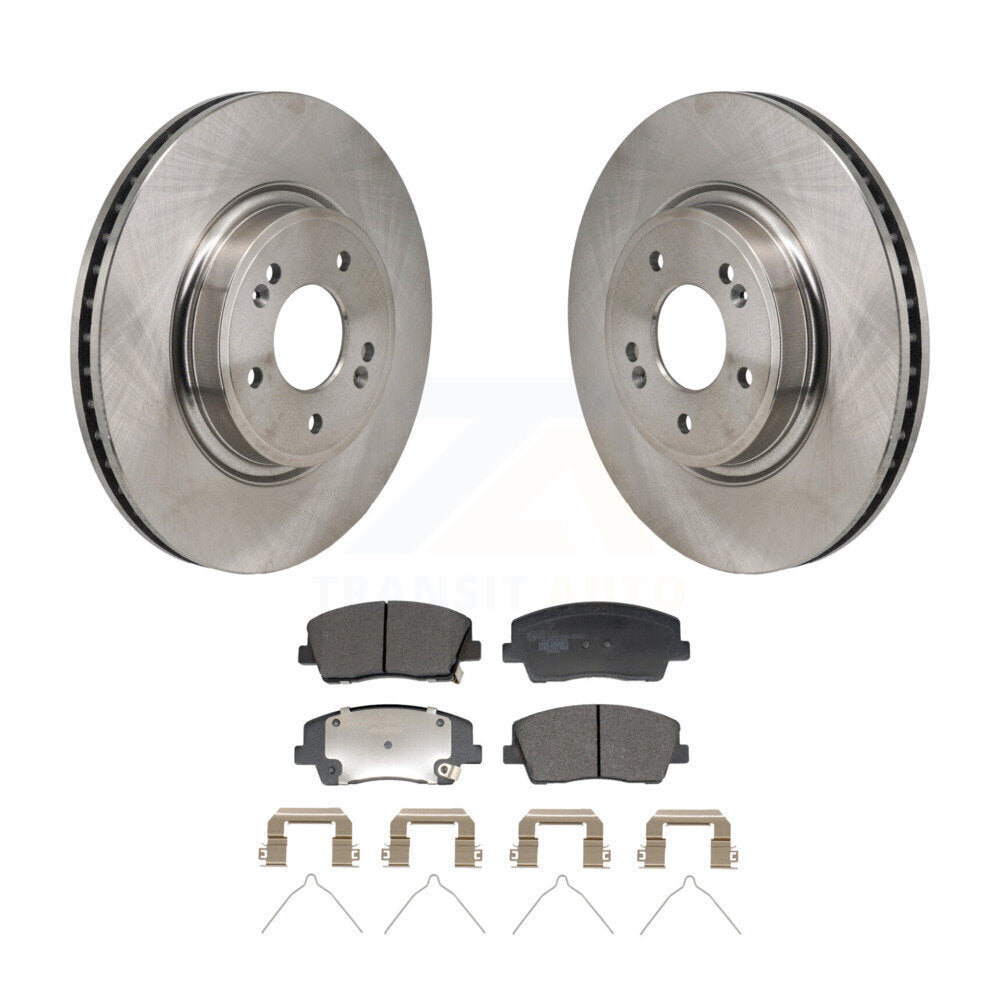 Kit de rotors de frein à disque avant et plaquettes en céramique pour Genesis G70 Kia Stinger