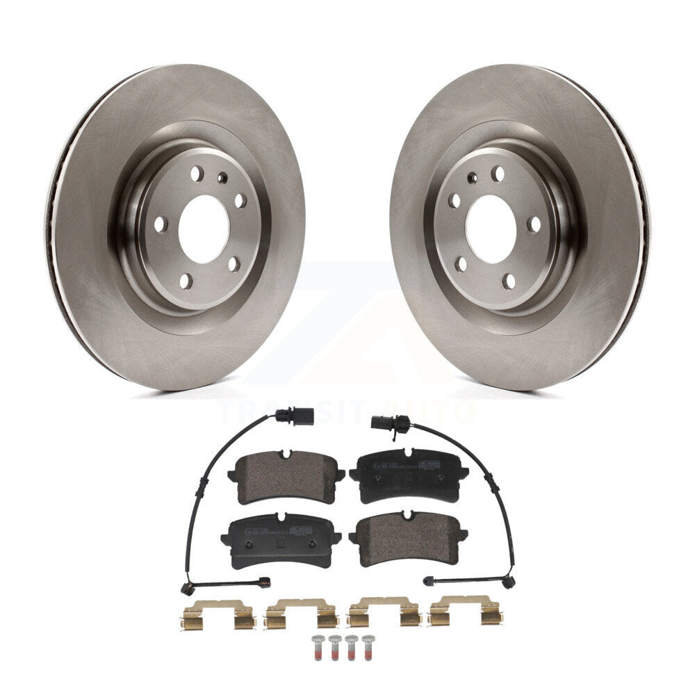 Kit de disques de frein à disque arrière et plaquettes en céramique pour Audi A7 Quattro K8T-104751