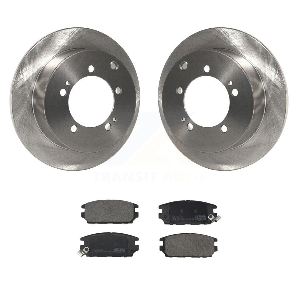 Kit de rotors de frein à disque arrière et de plaquettes en céramique pour Mitsubishi Eclipse AWD 1995