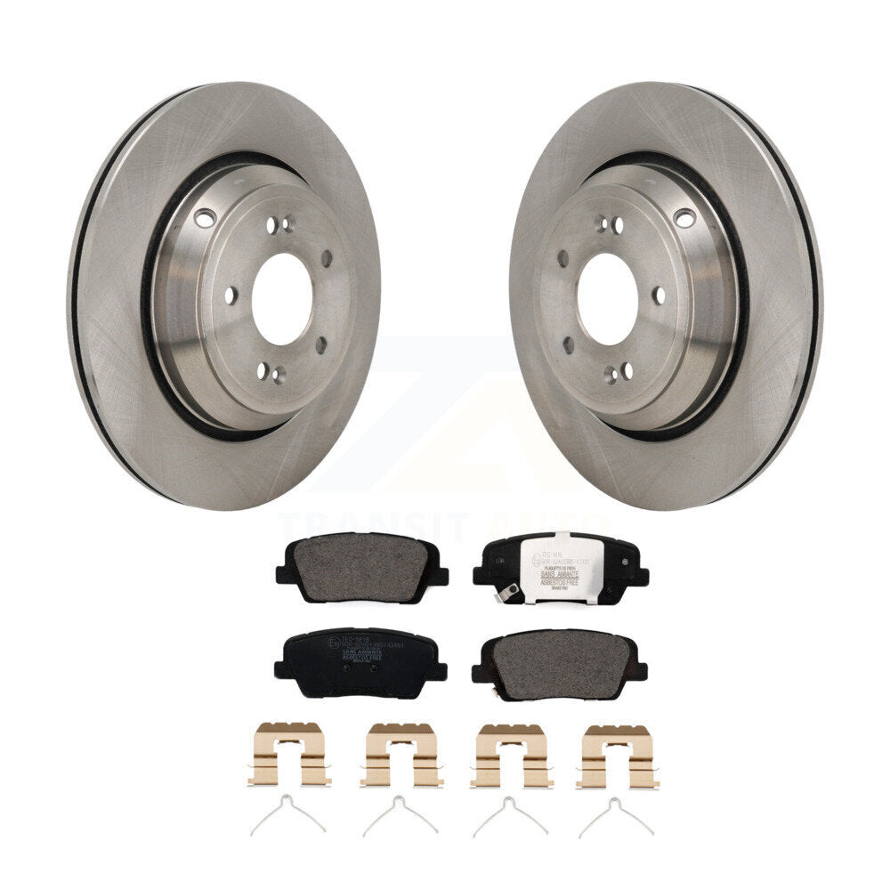 Kit de rotors de frein à disque arrière et plaquettes en céramique pour Genesis G70 Kia Stinger G80