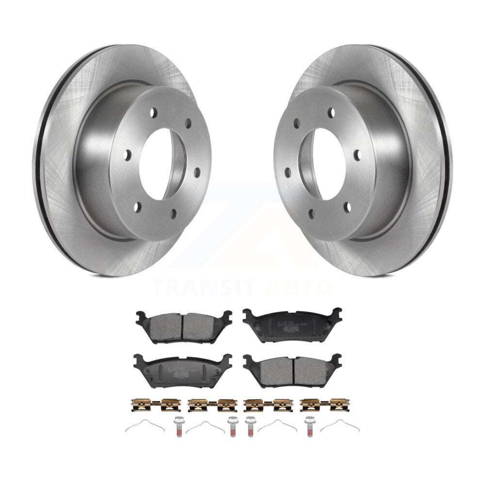 Kit de rotors de frein à disque arrière et de plaquettes en céramique pour Ford Bronco 3.0L 2022 – 2023