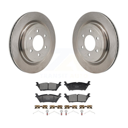 Kit de disques de frein à disque arrière et plaquettes en céramique pour Ford F-150 Lightning K8T-104768