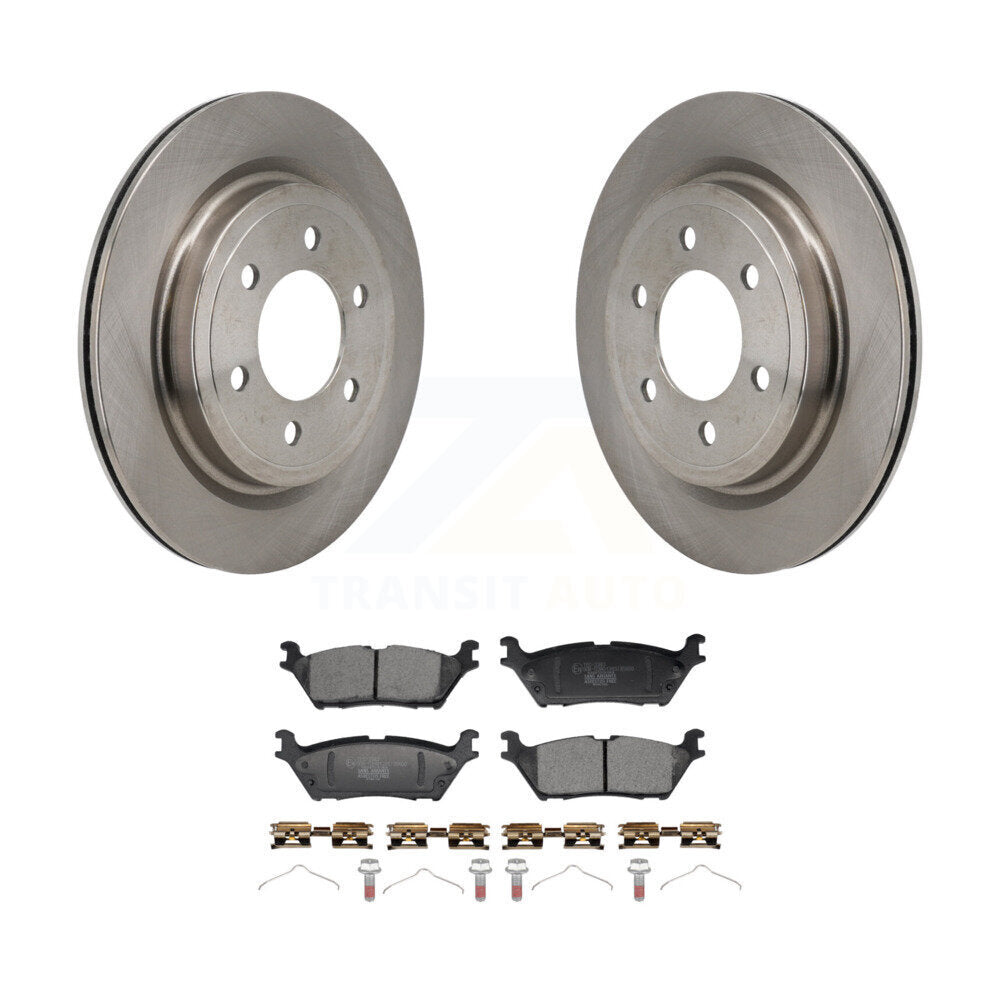 Kit de rotor de frein arrière et de plaquettes en céramique pour Ford F-150 Lightning Expedition Lincol