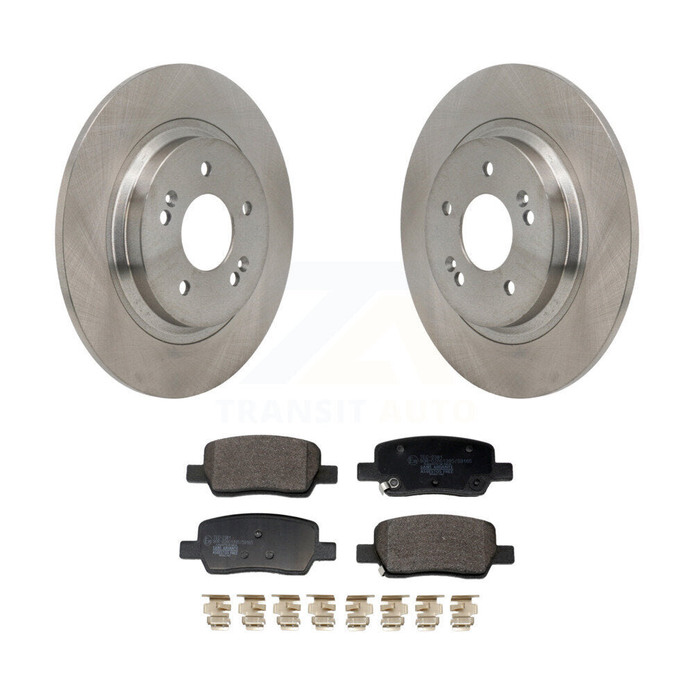 Kit de Rotor de frein arrière et de plaquettes en céramique, pour moteur à gaz Hyundai Santa Fe Kia Sorento