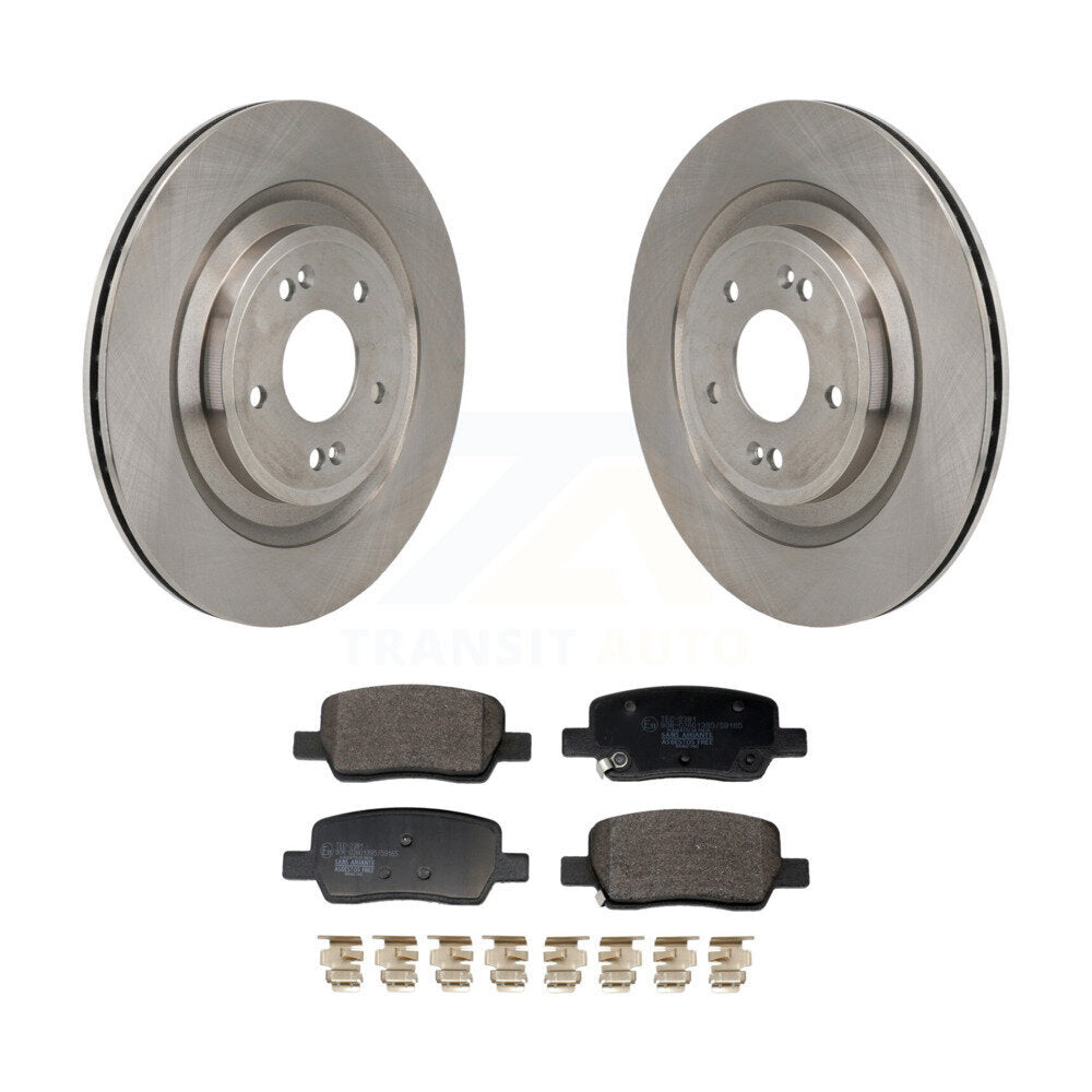 Kit de rotors de frein à disque arrière et plaquettes en céramique, pour Hyundai Santa Fe Kia Sorento