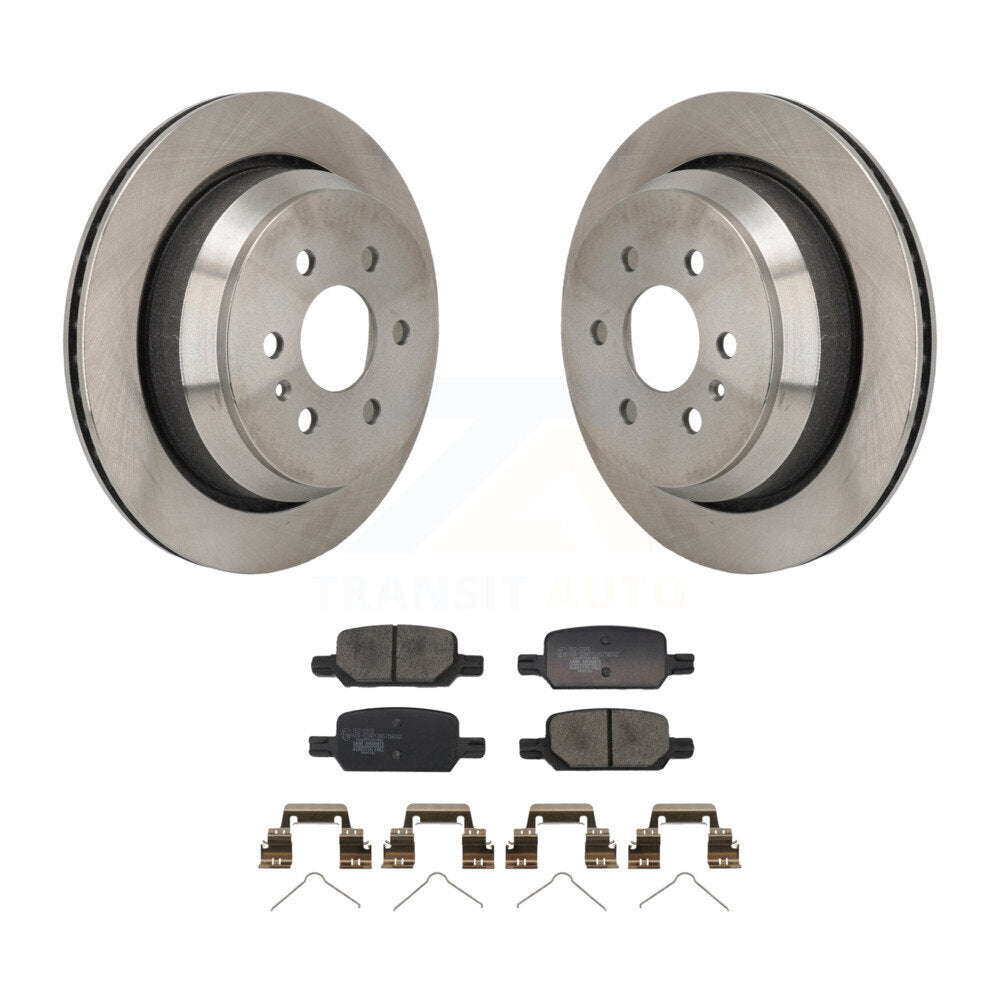 Kit de rotor de frein arrière et de plaquettes en céramique pour Chevrolet Colorado GMC Canyo 2021 – 2022