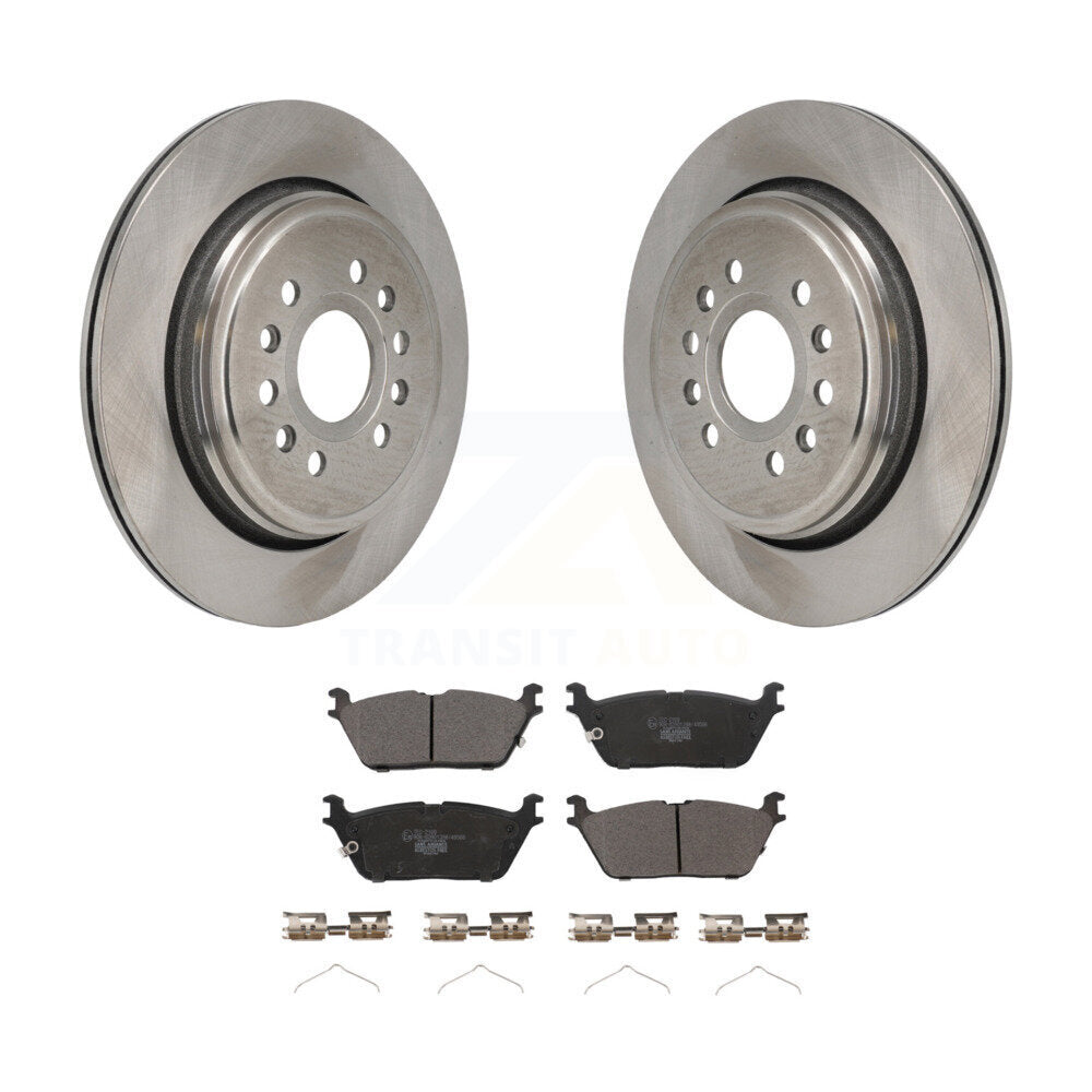 Kit de rotors de frein à disque arrière et plaquettes en céramique pour Ram 1500 Jeep Wagoneer Grand L