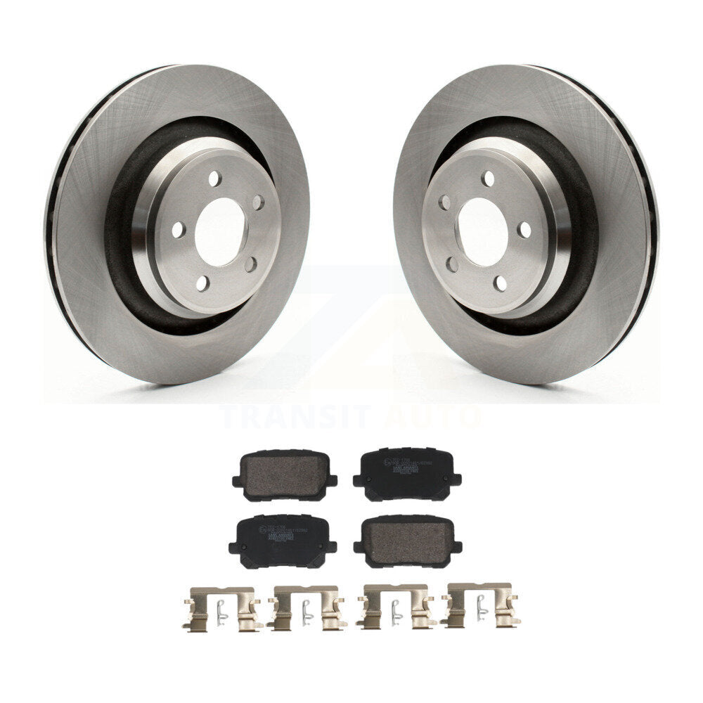 Kit de rotors de frein à disque arrière et de plaquettes en céramique pour Dodge Charger K8T-104798