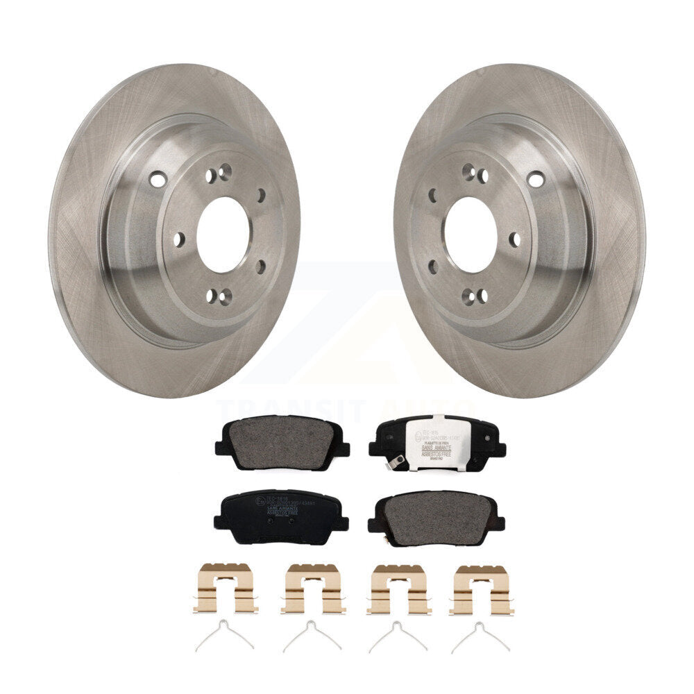 Kit de rotors de frein à disque arrière et plaquettes en céramique pour Genesis G70 Kia Stinger