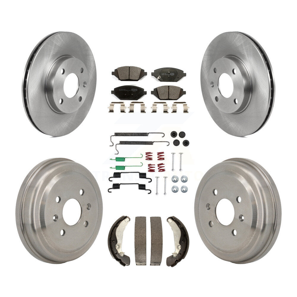 Kit de tambours à plaquettes en céramique pour rotors de frein avant et arrière (7 pièces) pour Chevrolet Spar 2016-2021