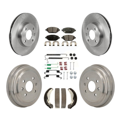 Kit de tambours à plaquettes en céramique pour rotors de frein avant et arrière (7 pièces) pour Chevrolet Spar 2016-2021