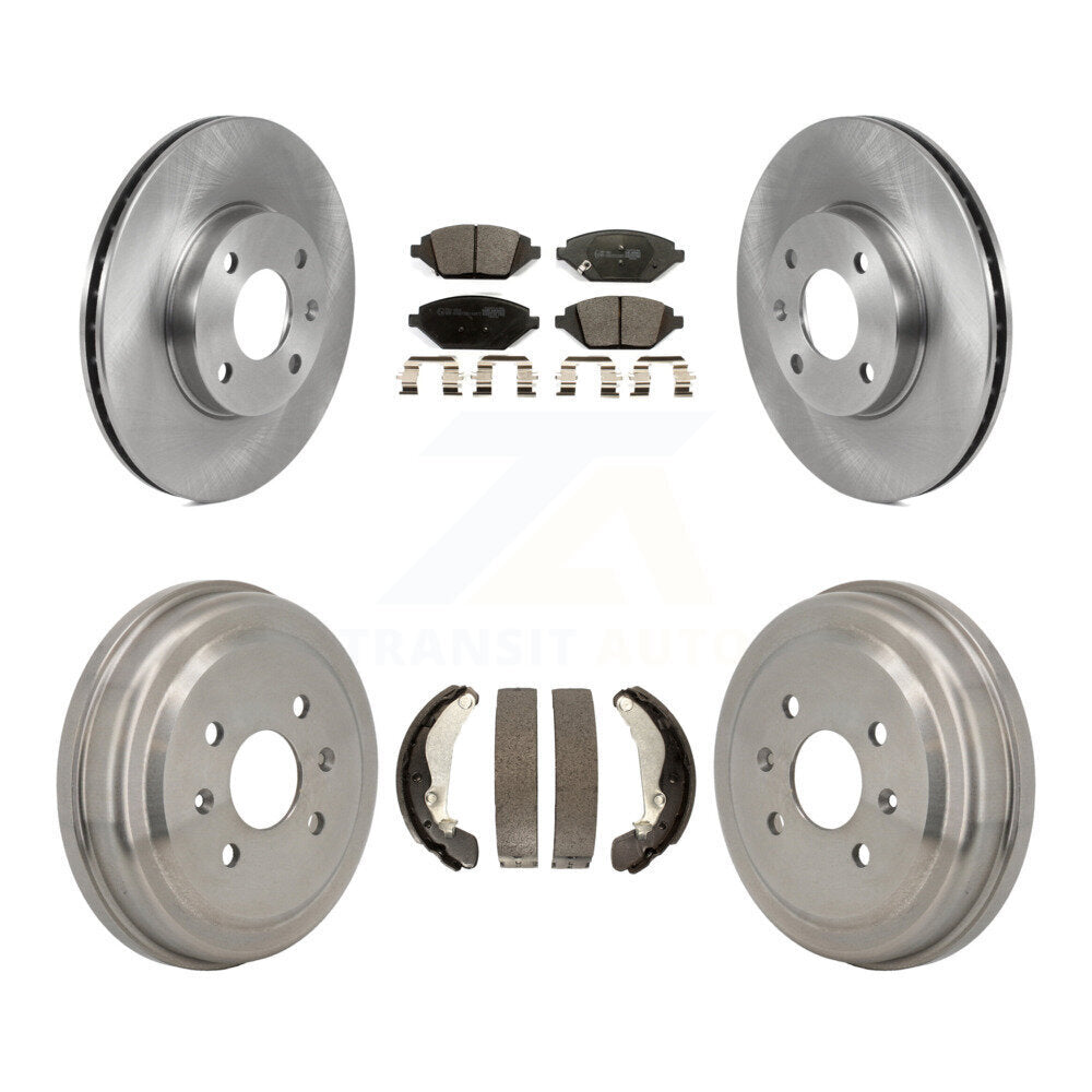 Kit de plaquettes et de tambour en céramique, Rotor de frein à disque avant et arrière, pour Chevrolet Spar 2016 – 2021