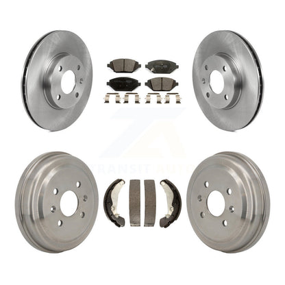 Kit de plaquettes et de tambour en céramique, Rotor de frein à disque avant et arrière, pour Chevrolet Spar 2016 – 2021
