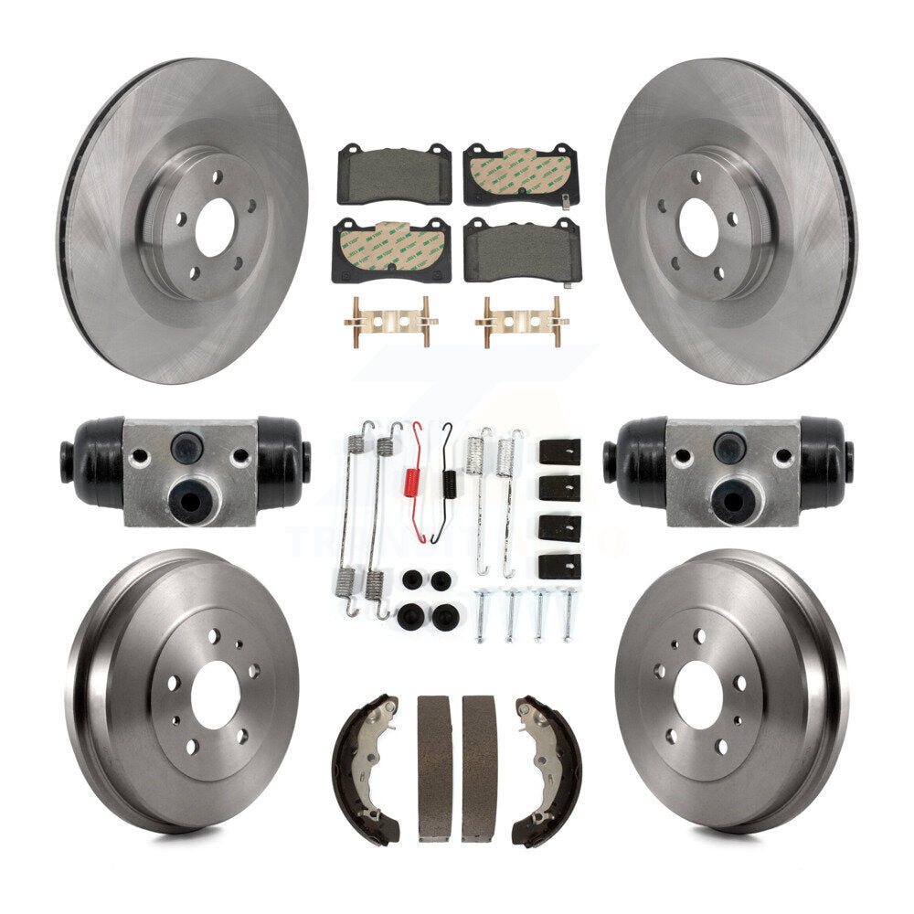 Kit de tambour à plaquettes en céramique pour Rotor de frein avant et arrière (9 pièces) pour Ford Focus RS 16 FMSI = 100