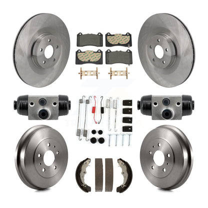 Kit de tambour à plaquettes en céramique pour Rotor de frein avant et arrière (9 pièces) pour Ford Focus RS 16 FMSI = 100