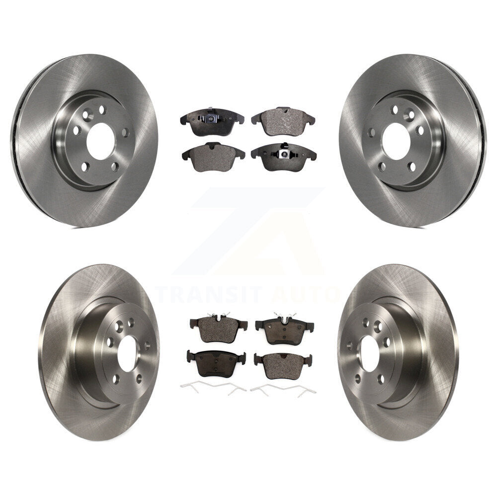 Kit de rotors de frein à disque avant et arrière et plaquettes en céramique pour Land Rover Range Evoque