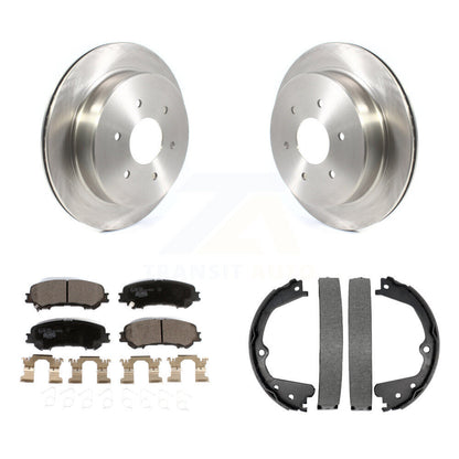 Kit de patins de frein de stationnement, Rotors à disque arrière, plaquettes en céramique, pour Nissan TITA 2017 – 2023