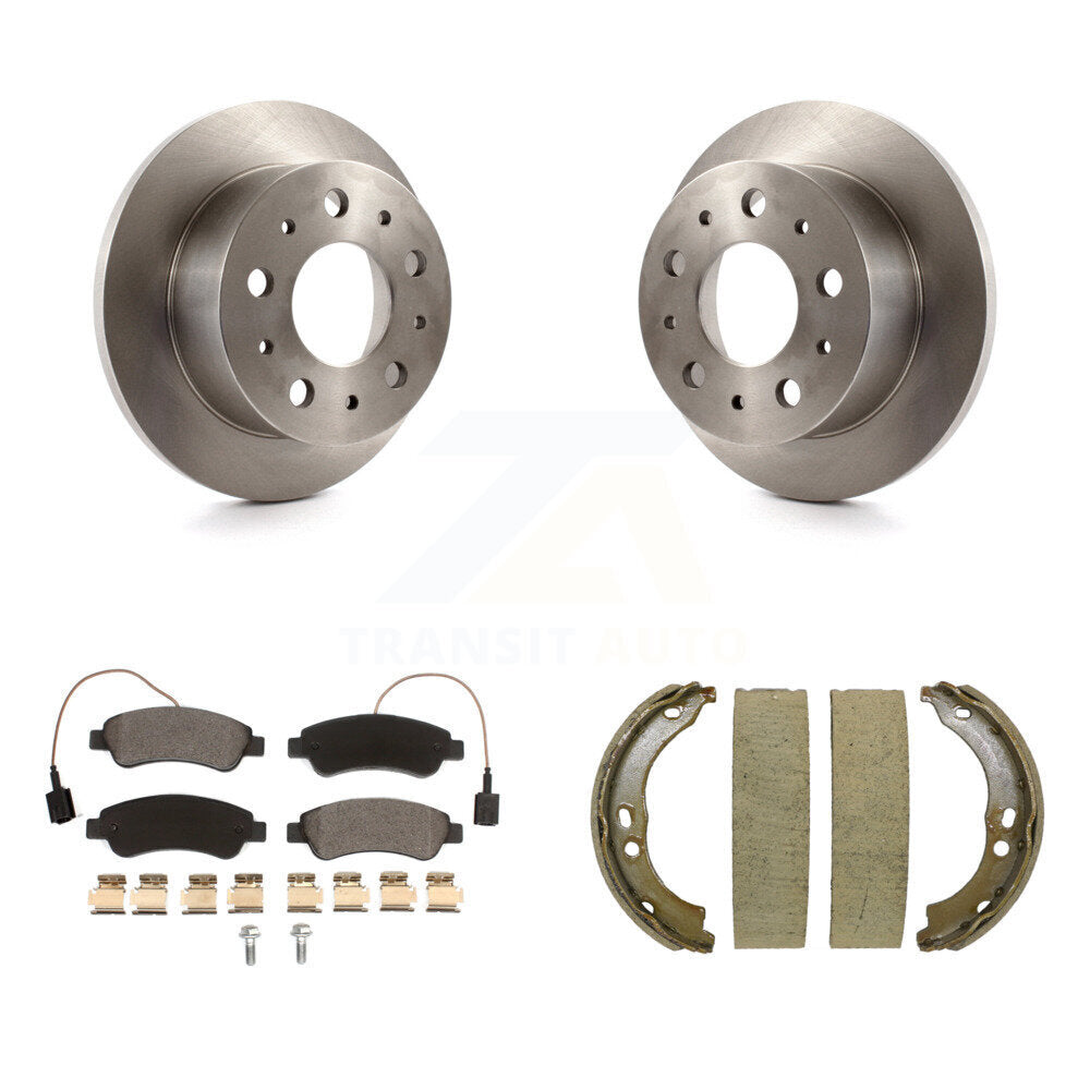 Kit de chaussures de stationnement avec plaquettes en céramique, Rotors à disque arrière, pour Ram ProMaster 2500 3500 150