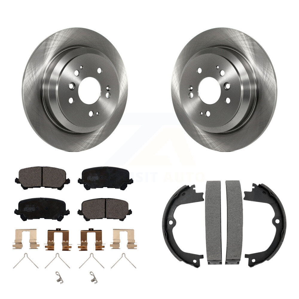 Kit de chaussures de frein de stationnement, Rotors à disque arrière, plaquettes en céramique, pour Honda Pilot Ridgeline