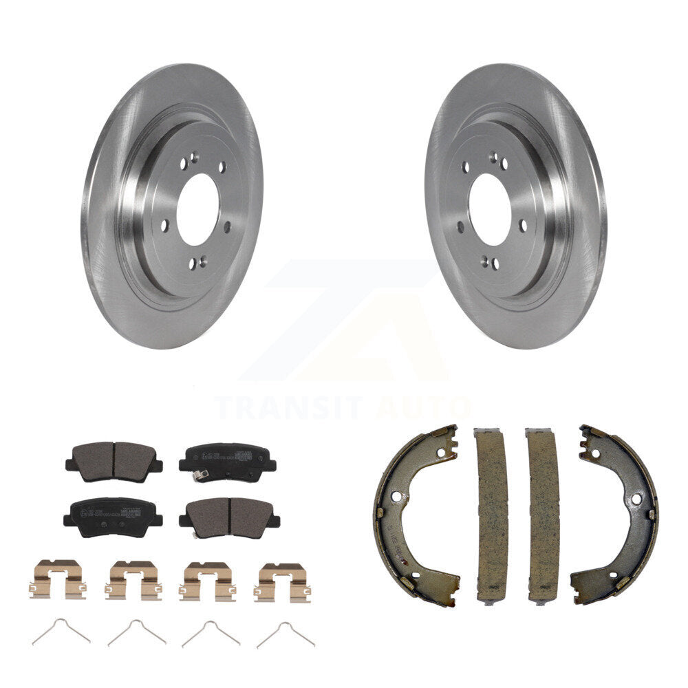 Kit de chaussures de stationnement avec plaquettes en céramique, Rotors à disque arrière, pour Kia Sportage Hyundai Tucson