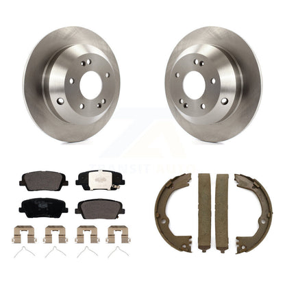 Kit de plaquettes en céramique et de chaussures de stationnement, Rotors à disque arrière, pour Hyundai Santa Fe Sport XL