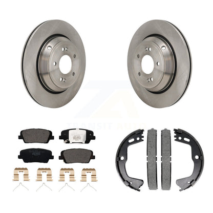 Kit de plaquettes en céramique et de chaussures de stationnement pour disques arrière, Rotors, pour Genesis G80 3.3 de 2018 à 2020