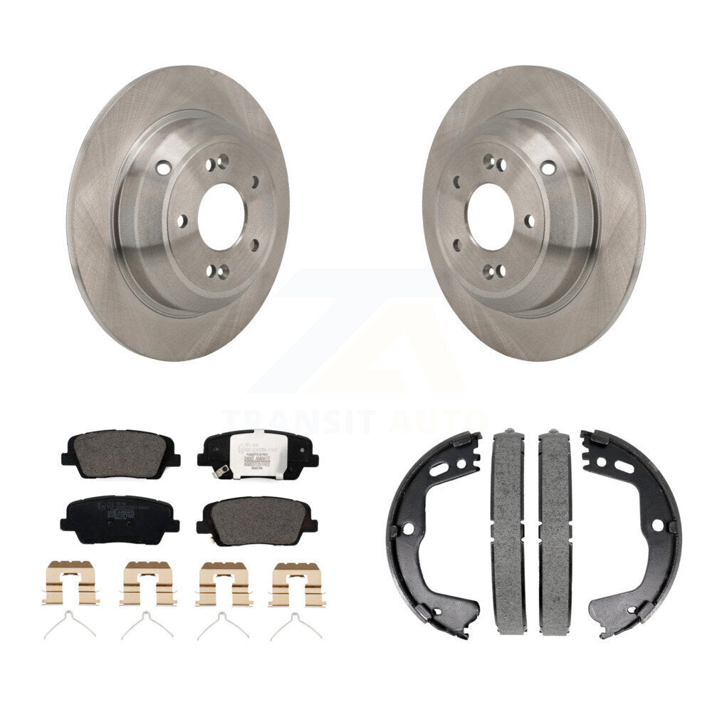 Kit de plaquettes en céramique et de chaussures de stationnement pour Rotors à disque arrière, pour Kia Stinger Genesis G70