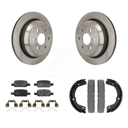 Kit de chaussures de frein de stationnement, Rotors à disque arrière, plaquettes en céramique, pour Chevrolet Colorado GM