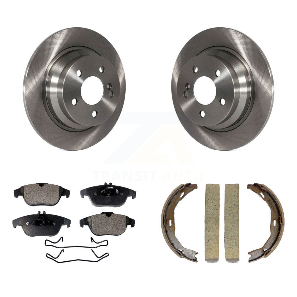 Kit de chaussures de stationnement avec plaquettes en céramique, Rotors à disque arrière, pour 10 Mercedes-Benz E350 coupé