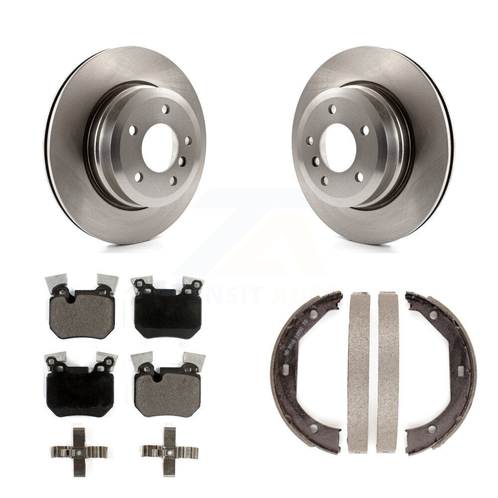 Kit de plaquettes en céramique et de patins de frein de stationnement, Rotors à disque arrière, pour BMW 135i 135is
