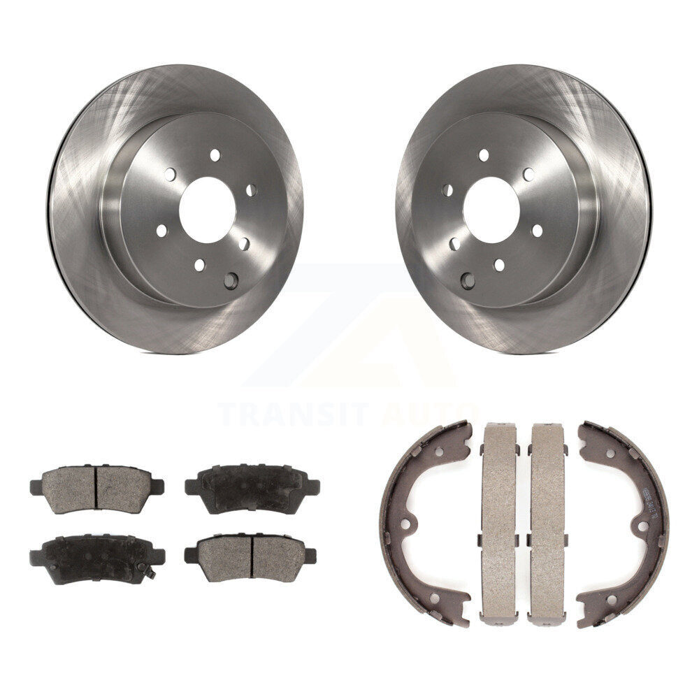 Kit de chaussures de stationnement avec plaquettes en céramique, Rotors à disque arrière, pour Nissan Pathfinder 2005 – 2012